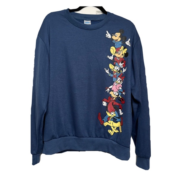 Disney Tops - Disney Mickey and Friends Navy Women’s Sweatshirt